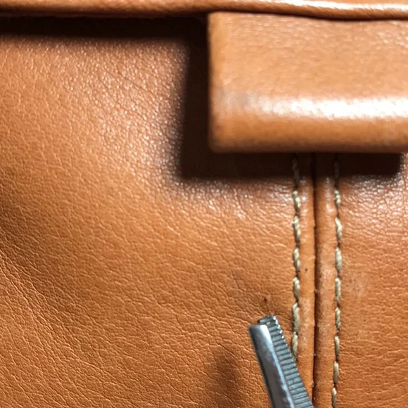 Fossil Tan Leather Crossbody Purse Bag - Picture 6 of 9